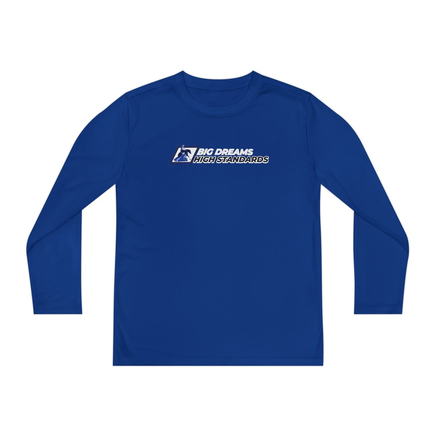 Youth Performance Long Sleeve Shirt: Big Dreams.