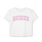 Crop Top Baby Tee: REINER (pink)
