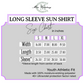 Youth Performance Long Sleeve Shirt:  Filigree Reiner