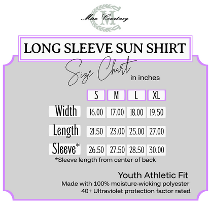 Youth Performance Long Sleeve Shirt: Big Dreams.