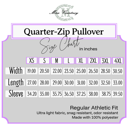 Jake Ballard Custom Quarter-Zip Performance Pullover: Logo
