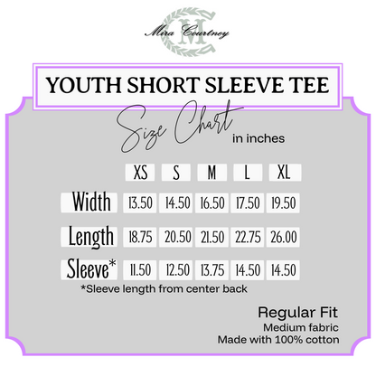 Youth Short Sleeve Tee: Filigree Reiner